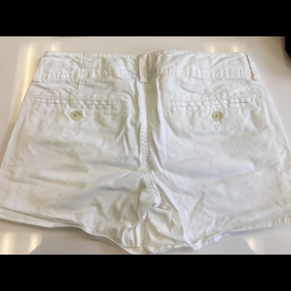 AMERICAN Eagle Outfitters White Jean Shorts Size 2 - Picture 4 of 5